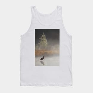 Morning Solitude - Blue Heron Tank Top